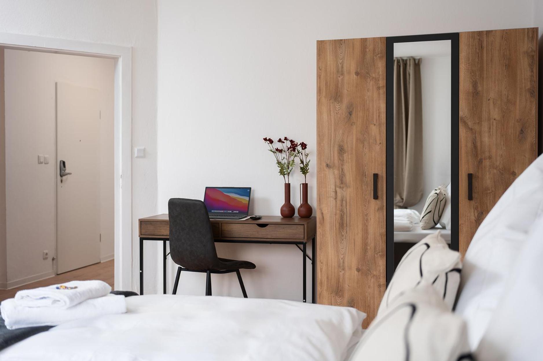 1-4 Gaeste Wohnung W-Lan, Netflix, Amazon, Parken, Arbeitsplatz, 24H Check In ,Vollausgestattet Kueche, Handtuecher Seife U,V,M Fuer Geschaeftsreisende, Paare, Familien , Datteln Eksteriør bilde