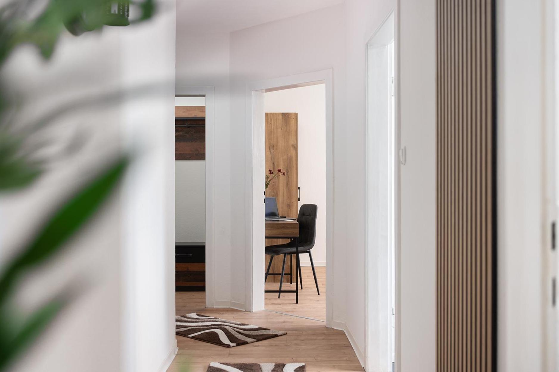 1-4 Gaeste Wohnung W-Lan, Netflix, Amazon, Parken, Arbeitsplatz, 24H Check In ,Vollausgestattet Kueche, Handtuecher Seife U,V,M Fuer Geschaeftsreisende, Paare, Familien , Datteln Eksteriør bilde